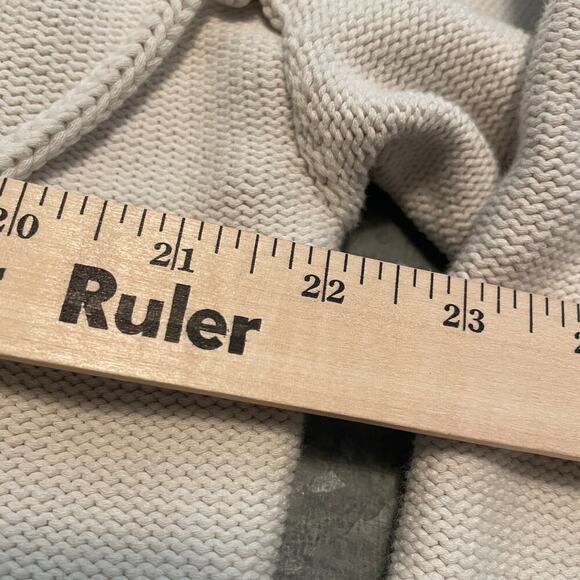 Air Jordan Wings Collection Cable Knit Sweater Mens Large Made In Italy Cream - Picture 12 of 13